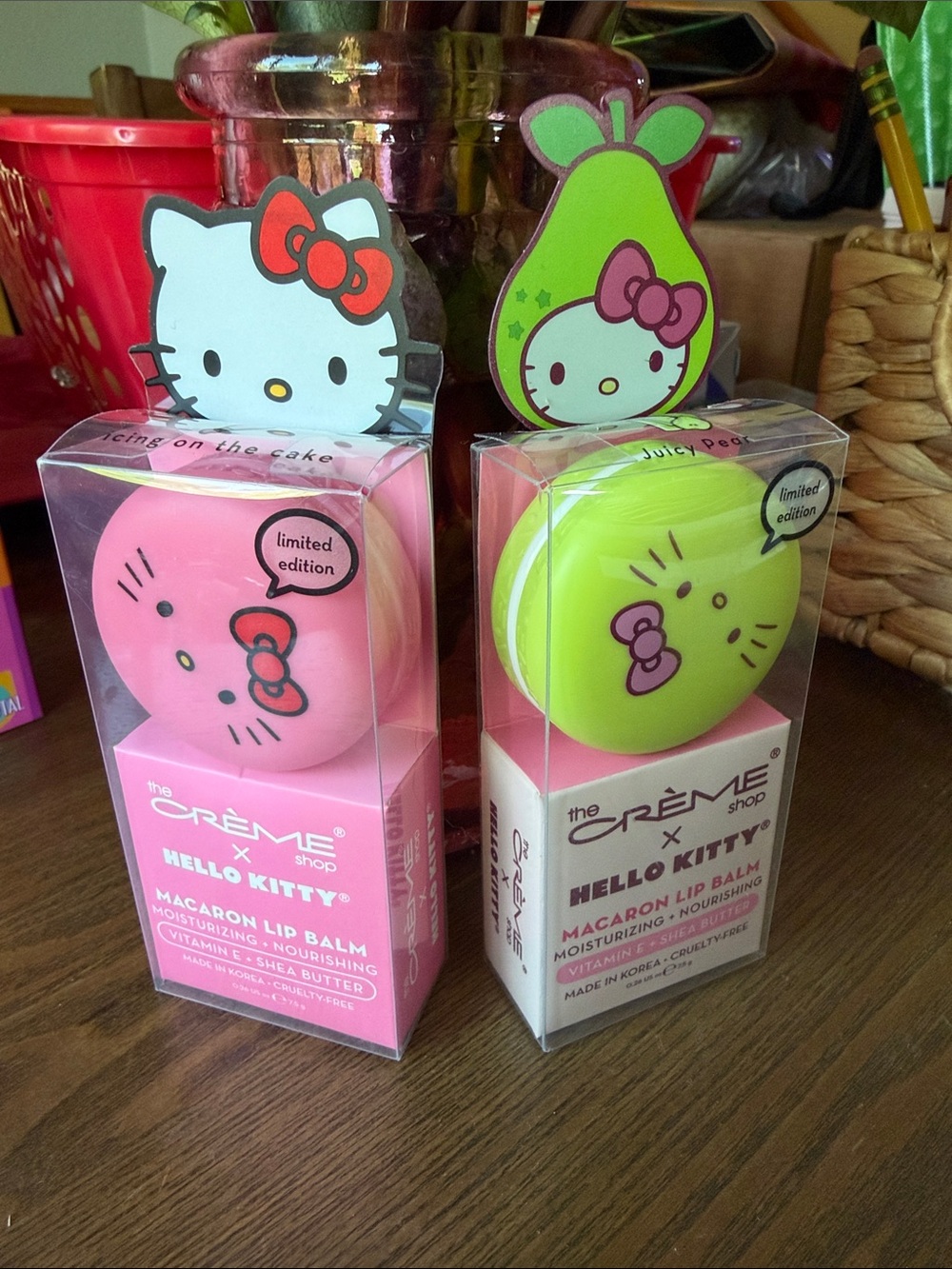 The Crème Shop Macaron Lip Balm - choose one